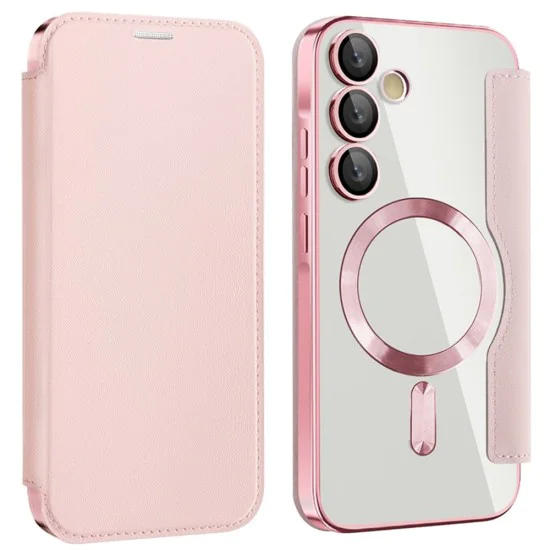 Кейс за Samsung Galaxy A55 5G - SmartMag Book Case - Розов
