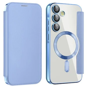 Кейс за Samsung Galaxy A55 5G - SmartMag Book Case - Светло син