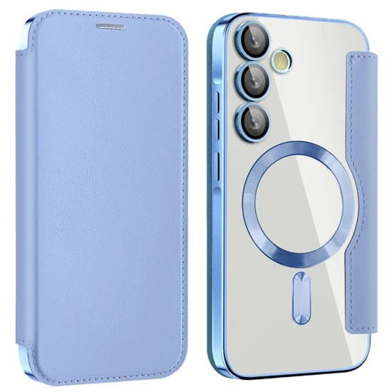 Кейс за Samsung Galaxy A55 5G - SmartMag Book Case - Светло син