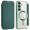 Кейс за Samsung Galaxy A55 5G - SmartMag Book Case - Зелен
