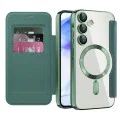 Кейс за Samsung Galaxy A55 5G - SmartMag Book Case - Зелен