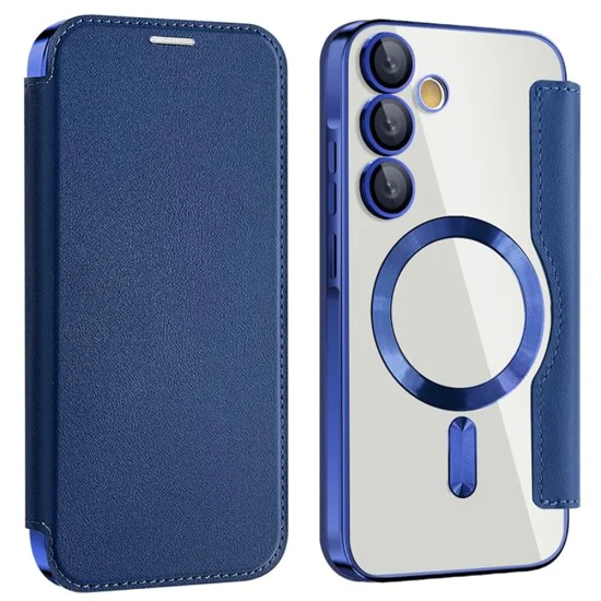 Кейс за Samsung Galaxy A55 5G - SmartMag Book Case - син