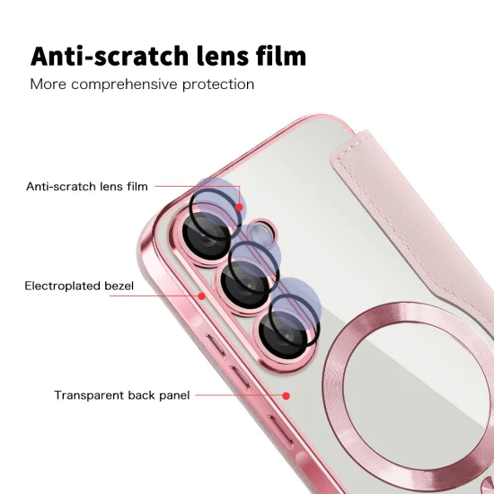 Кейс за Samsung Galaxy A56 5G - SmartMag Book Case - Розов