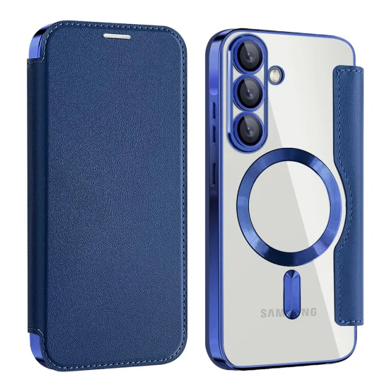 Кейс за Samsung Galaxy A56 5G - SmartMag Book Case - син