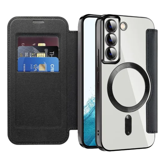 Кейс за Samsung Galaxy S22 5G - SmartMag Book Case - Черен