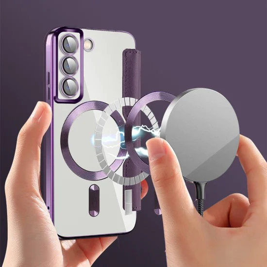 Кейс за Samsung Galaxy S22 5G - SmartMag Book Case - Лилав