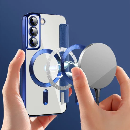 Кейс за Samsung Galaxy S22 5G - SmartMag Book Case - Син