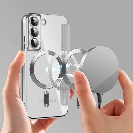 Кейс за Samsung Galaxy S22 5G - SmartMag Book Case - Сив