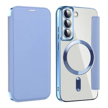 Кейс за Samsung Galaxy S22 5G - SmartMag Book Case - Светло син