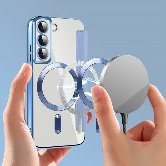 Кейс за Samsung Galaxy S22 5G - SmartMag Book Case - Светло син
