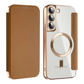 Кейс за Samsung Galaxy S22 Plus 5G - SmartMag Book Case - Кафяв