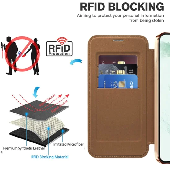 Кейс за Samsung Galaxy S22 Plus 5G - SmartMag Book Case - Кафяв