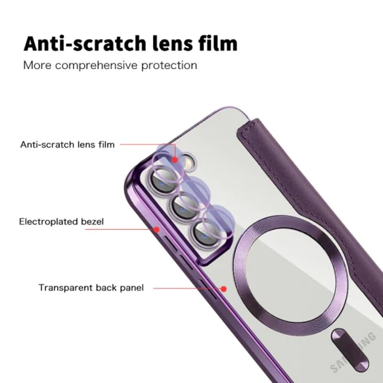 Кейс за Samsung Galaxy S22 Plus 5G - SmartMag Book Case - Лилав