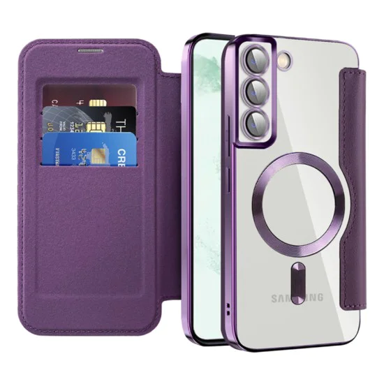 Кейс за Samsung Galaxy S22 Plus 5G - SmartMag Book Case - Лилав