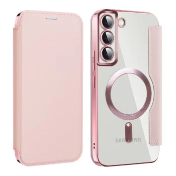 Кейс за Samsung Galaxy S22 Plus 5G - SmartMag Book Case - Розов