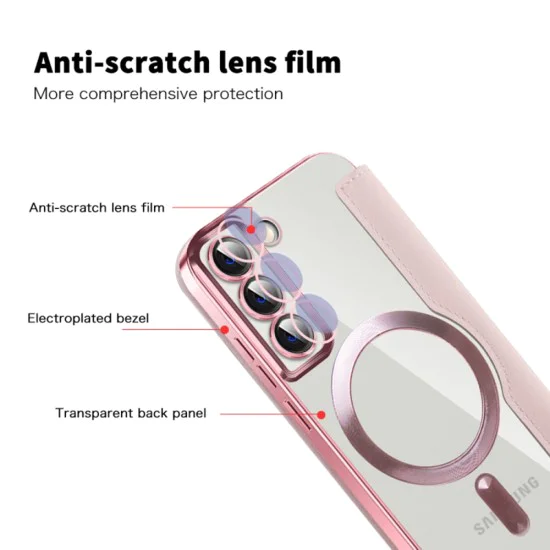 Кейс за Samsung Galaxy S22 Plus 5G - SmartMag Book Case - Розов