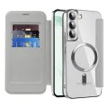 Кейс за Samsung Galaxy S22 Plus 5G - SmartMag Book Case - Сив