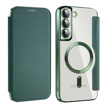 Кейс за Samsung Galaxy S22 Plus 5G - SmartMag Book Case - Зелен