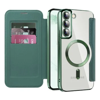 Кейс за Samsung Galaxy S22 Plus 5G - SmartMag Book Case - Зелен