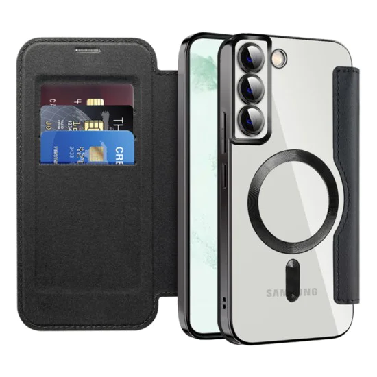 Кейс за Samsung Galaxy S22 Plus 5G - SmartMag Book Case - черен