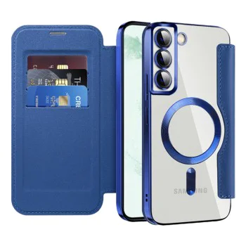 Кейс за Samsung Galaxy S22 Plus 5G - SmartMag Book Case - син