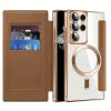 Кейс за Samsung Galaxy S22 Ultra 5G - SmartMag Book Case - Кафяв