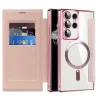 Кейс за Samsung Galaxy S22 Ultra 5G - SmartMag Book Case - Розов