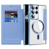 Кейс за Samsung Galaxy S22 Ultra 5G - SmartMag Book Case - Светло син
