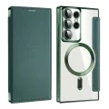 Кейс за Samsung Galaxy S22 Ultra 5G - SmartMag Book Case - Зелен