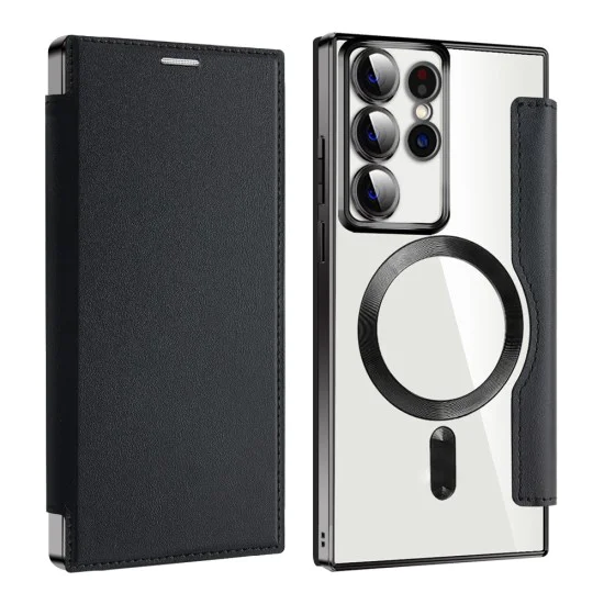 Кейс за Samsung Galaxy S22 Ultra 5G - SmartMag Book Case - черен