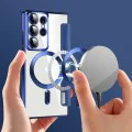 Кейс за Samsung Galaxy S22 Ultra 5G - SmartMag Book Case - син