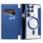 Кейс за Samsung Galaxy S22 Ultra 5G - SmartMag Book Case - син