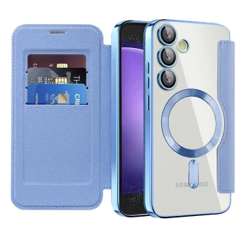 Кейс за Samsung Galaxy S23 FE - SmartMag Book Case - Light Blue