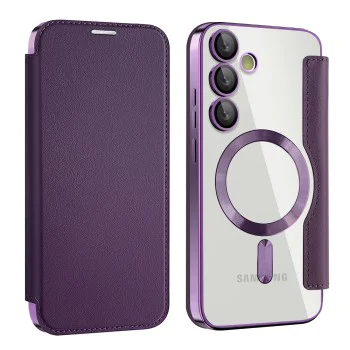 Кейс за Samsung Galaxy S23 FE - SmartMag Book Case - Лилав