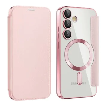 Кейс за Samsung Galaxy S23 FE - SmartMag Book Case - Розов