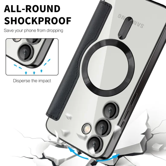 Кейс за Samsung Galaxy S23 Plus - SmartMag Book Case - черен