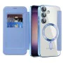 Кейс за Samsung Galaxy S23 - SmartMag Book Case - Светло син