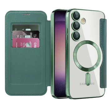 Кейс за Samsung Galaxy S23 - SmartMag Book Case - Зелен