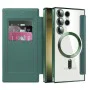 Кейс за Samsung Galaxy S23 Ultra - SmartMag Book Case - Зелен