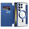 Кейс за Samsung Galaxy S23 Ultra - SmartMag Book Case - син