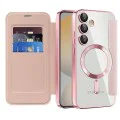 Кейс за Samsung Galaxy S24 FE - SmartMag Book Case - Розов