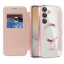 Кейс за Samsung Galaxy S24 FE - SmartMag Book Case - Розов