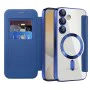 Кейс за Samsung Galaxy S24 FE - SmartMag Book Case - Син