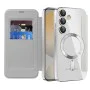 Кейс за Samsung Galaxy S24 FE - SmartMag Book Case - Сив
