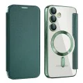 Кейс за Samsung Galaxy S24 FE - SmartMag Book Case - Зелен