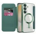 Кейс за Samsung Galaxy S24 FE - SmartMag Book Case - Зелен