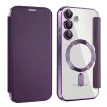 Кейс за Samsung Galaxy S24 Plus - SmartMag Book Case - Лилав