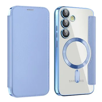 Кейс за Samsung Galaxy S24 Plus - SmartMag Book Case - Светло син