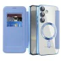 Кейс за Samsung Galaxy S24 Plus - SmartMag Book Case - Светло син