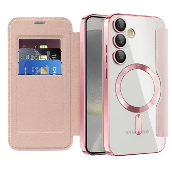 Кейс за Samsung Galaxy S24 - SmartMag Book Case - Розов